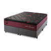 Conjunto Cama Box Molas Ensacadas Toronto Vermelho King 193x203x66